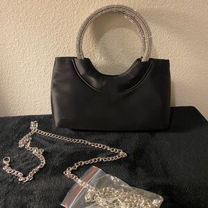 Bling handbag with chain